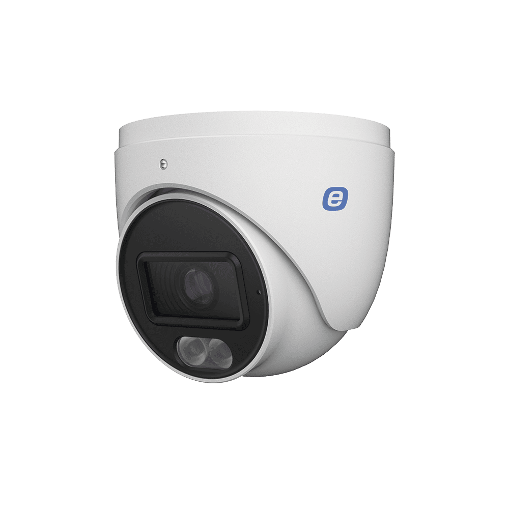 Turret IP 6 MP / POE / 98ft (30m) Smart Dual Light (IR & White Light) / WDR / Micro SD / Built-In Microphone / IP67 / 2.8 mm Lens / Cloud Video Recording / Metal Housing / Support Smart Events