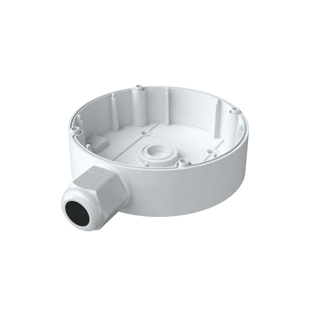 Junction box for cameras, available for wall or ceiling mounting