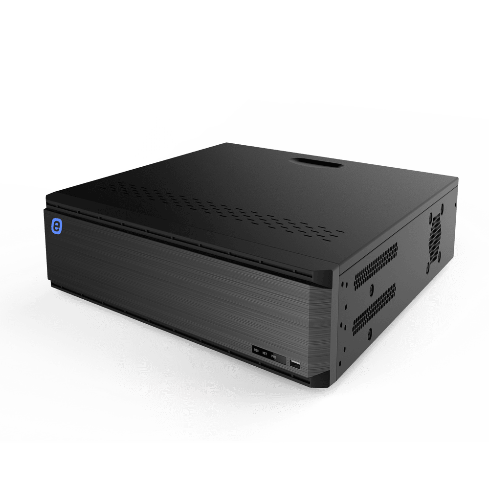 DVR 8MP (4K) / 32 Channels TURBOHD + 8 Channels IP / Support 8 Hard Disk / Smart Sense (Avoid False Alarms) / Video Output 4K / H.265 / Audio by Coaxitron / AHD, TVI, CVBS, CVI / 16 Channels Audio / Cloud Video Recording