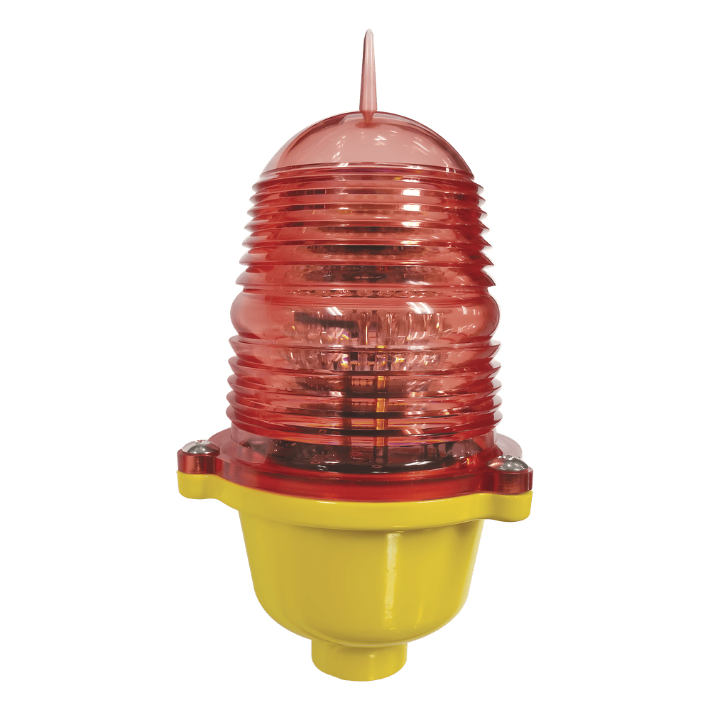 Estrobo Led de Obstrucción Color Rojo (110 Vca de Entrada) / Luz fija EI-LBIB