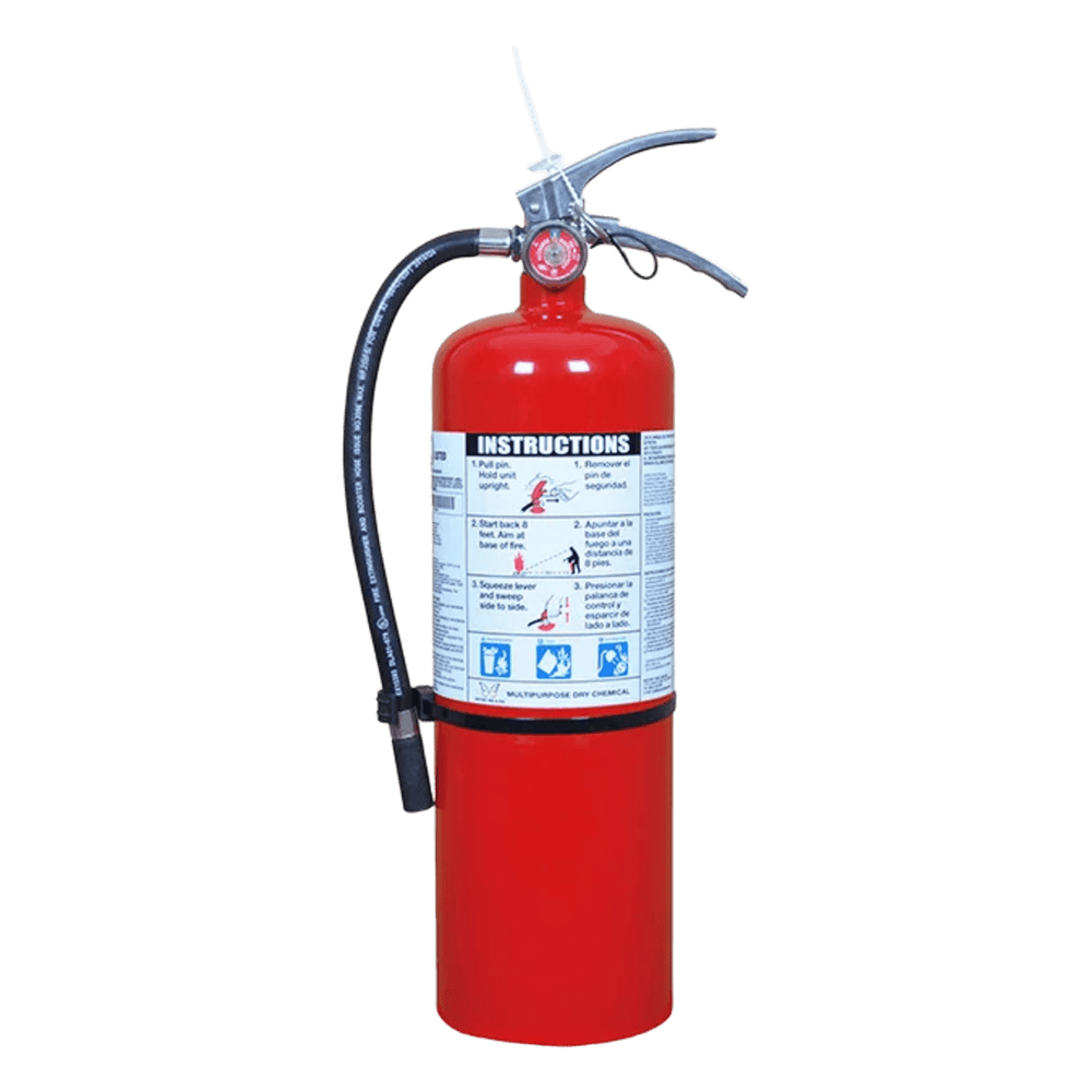 Extintor de Polvo Químico Seco Capacidad 10 libras/4.53 kilogramos | UL EX 26837 PD10LB