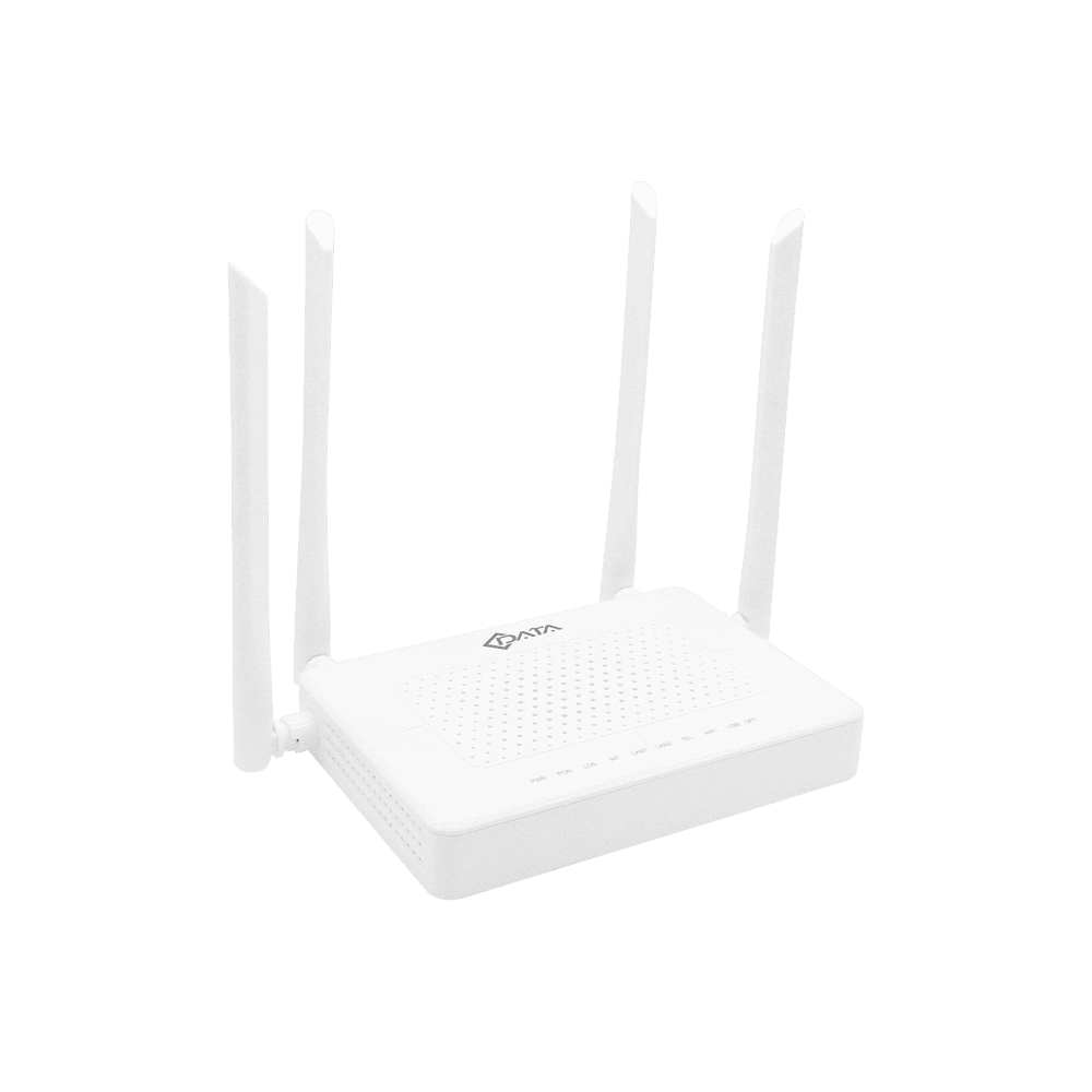 EPON/GPON ONU WIFI 2.4G/5G 802.11 a/b/g/n/ac, 1 "Tel POTS" ports, 2 Ethernet ports 10/100/1000, GPON: Up to 2.488Gbps/1.244Gbps