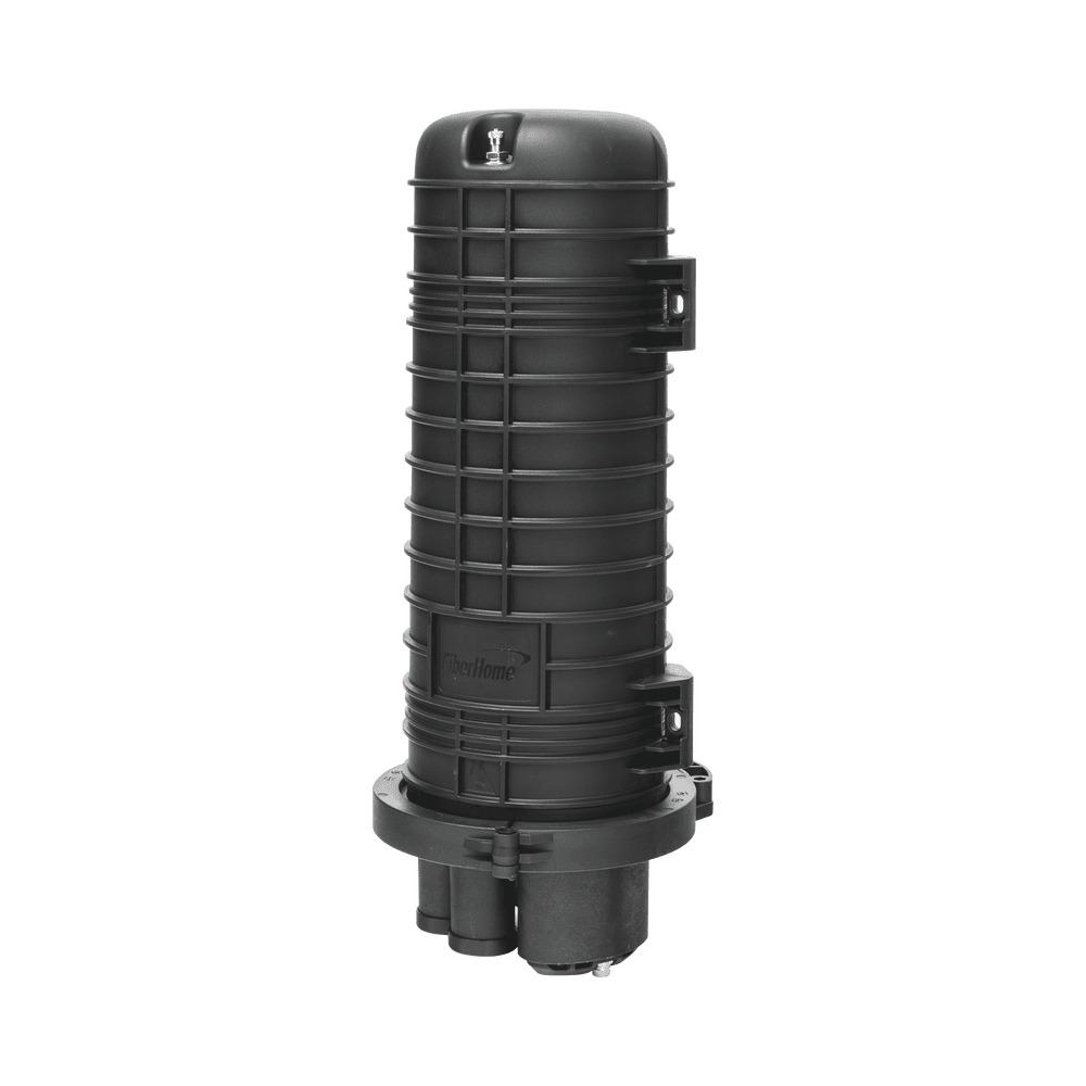Outdoor Fiber Optic Splice Closure (96 Fibers) - IP68 Waterproof Vertical Dome Type - 18.9" Aerial Heat Shrink Joint Enclosure for Cable Management and Repair