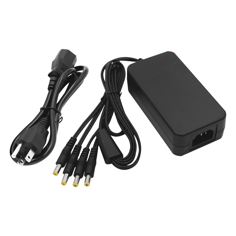 Fuente de Poder de 4 Salidas tipo Jack Macho de 12 Vcc / 5 Amper PLK12DC4CH