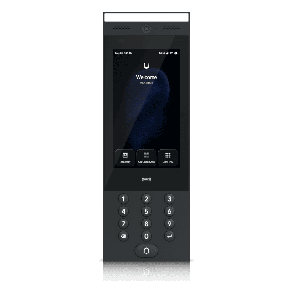 G3 Intercom Videoportero IP Interior/Exterior para Gestión de Accesos Residenciales y Comerciales, con Cámara Integrada, Pantalla Táctil de 7" y Soporte para NFC y Desbloqueo Móvil UA-G3-INTERCOM