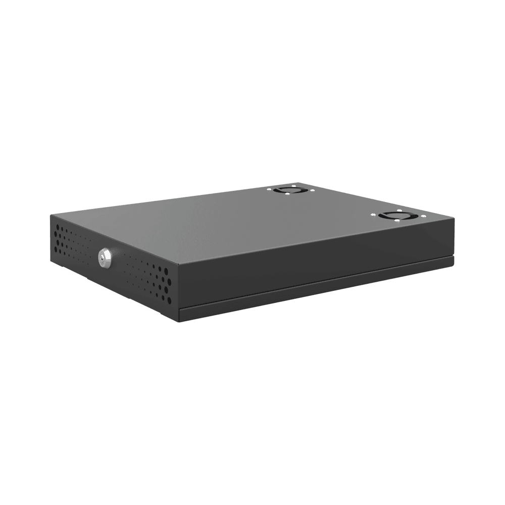 Security Metallic Cabinet for DVR/NVR. Max. Size of DVR/NVR: 315 x 62 x 288 mm (Width. x Height x Depth)