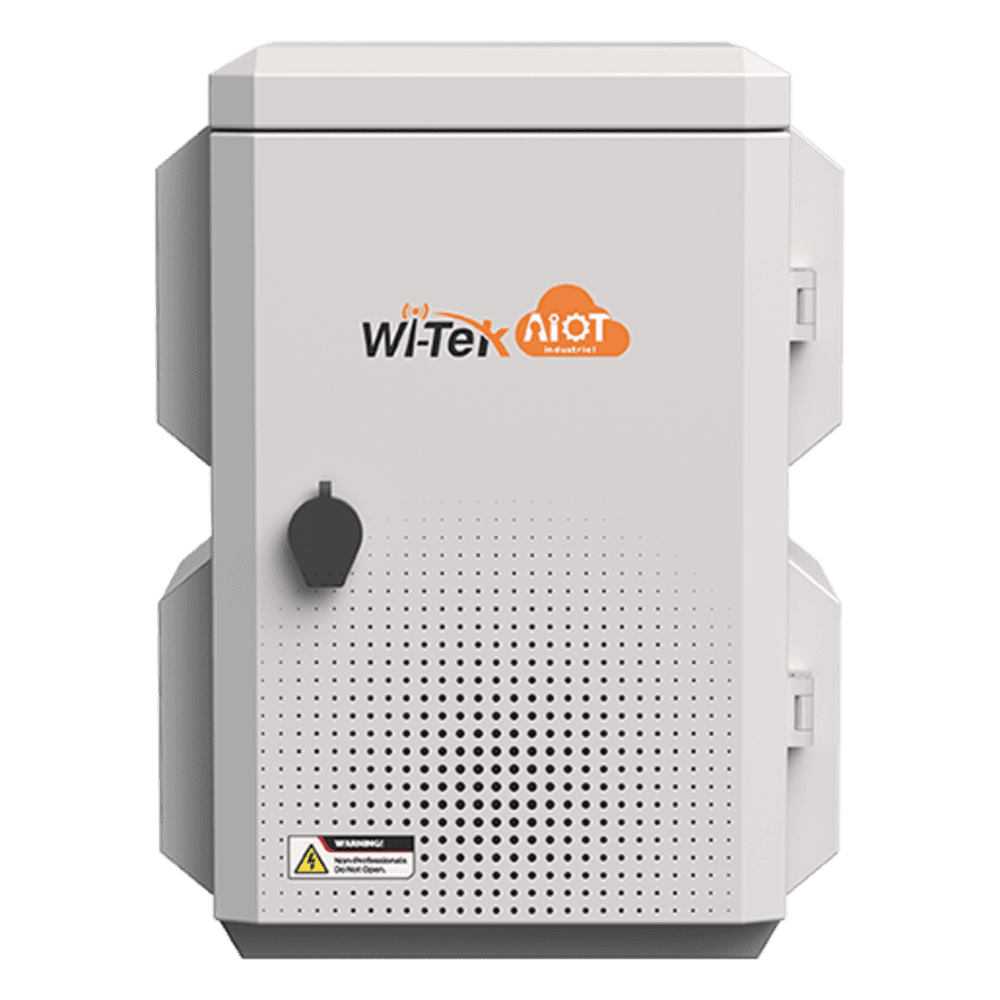Gabinete de Acero Ventilado para Exterior 180 x 340 x 160 mm con Rieles DIN y 4 Placas Laterales para Montaje de Equipos por Fuera WI-IOTBOX01-V3