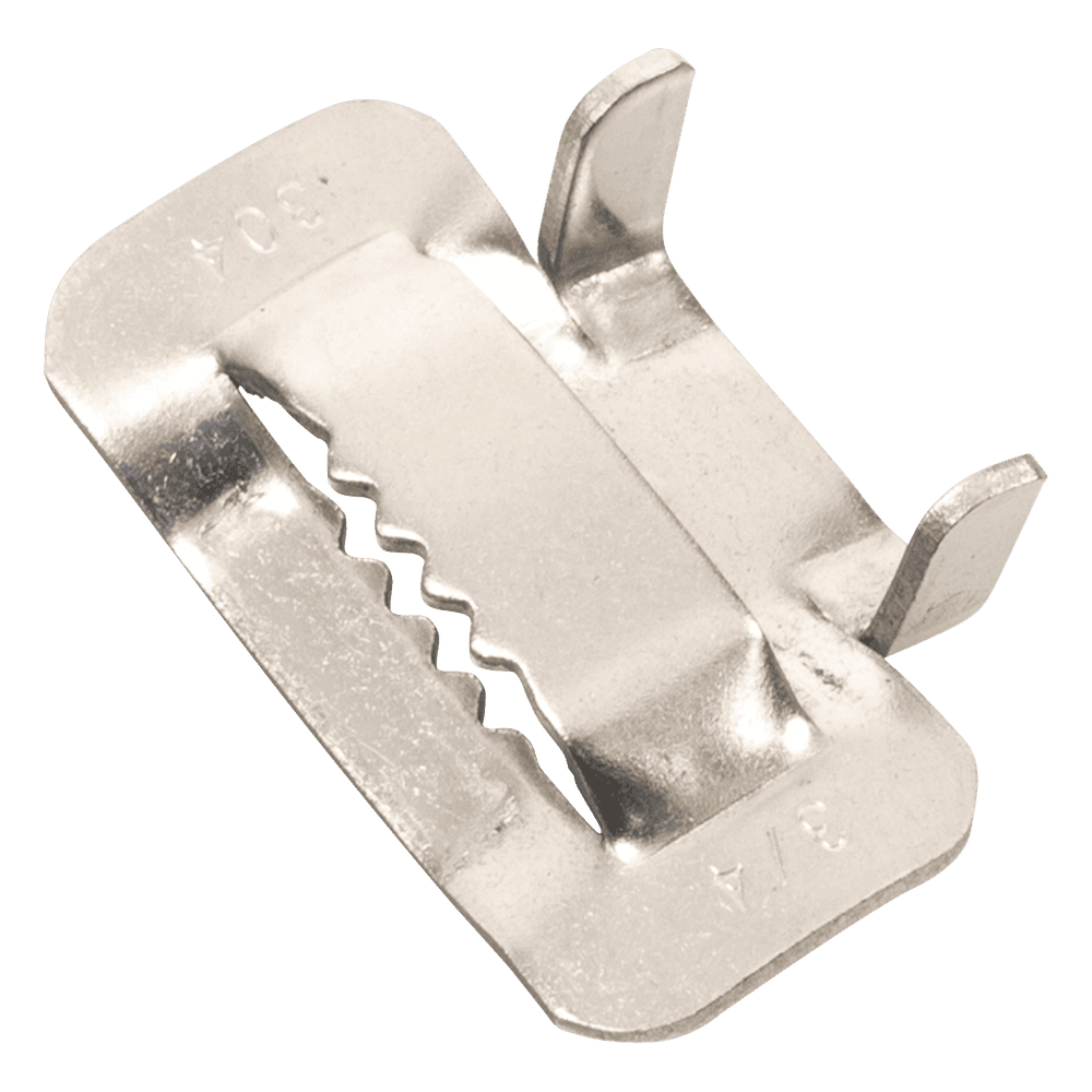 Hebilla de Acero Inoxidable T, 3/4", 100 piezas LP-SSBT-34