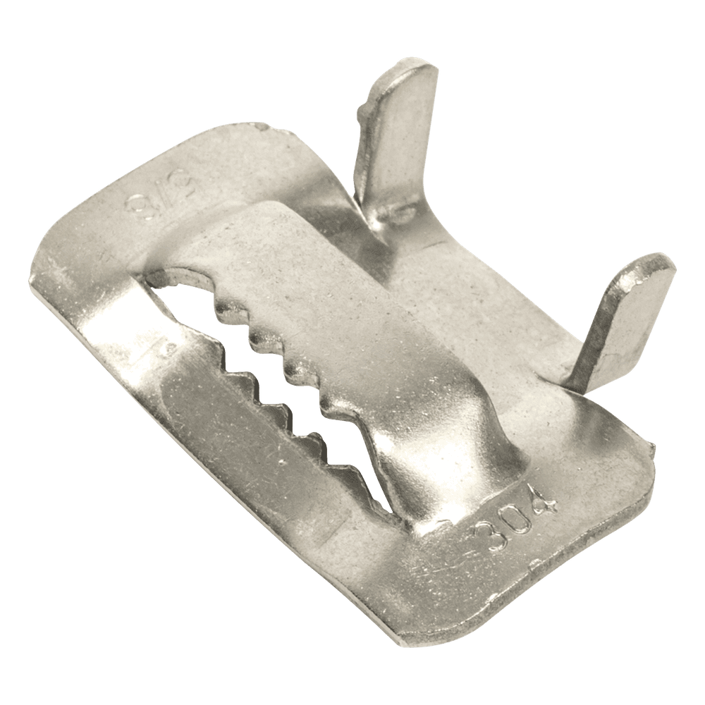 Hebilla de Acero Inoxidable T, 5/8", 100 piezas LP-SSBT-58