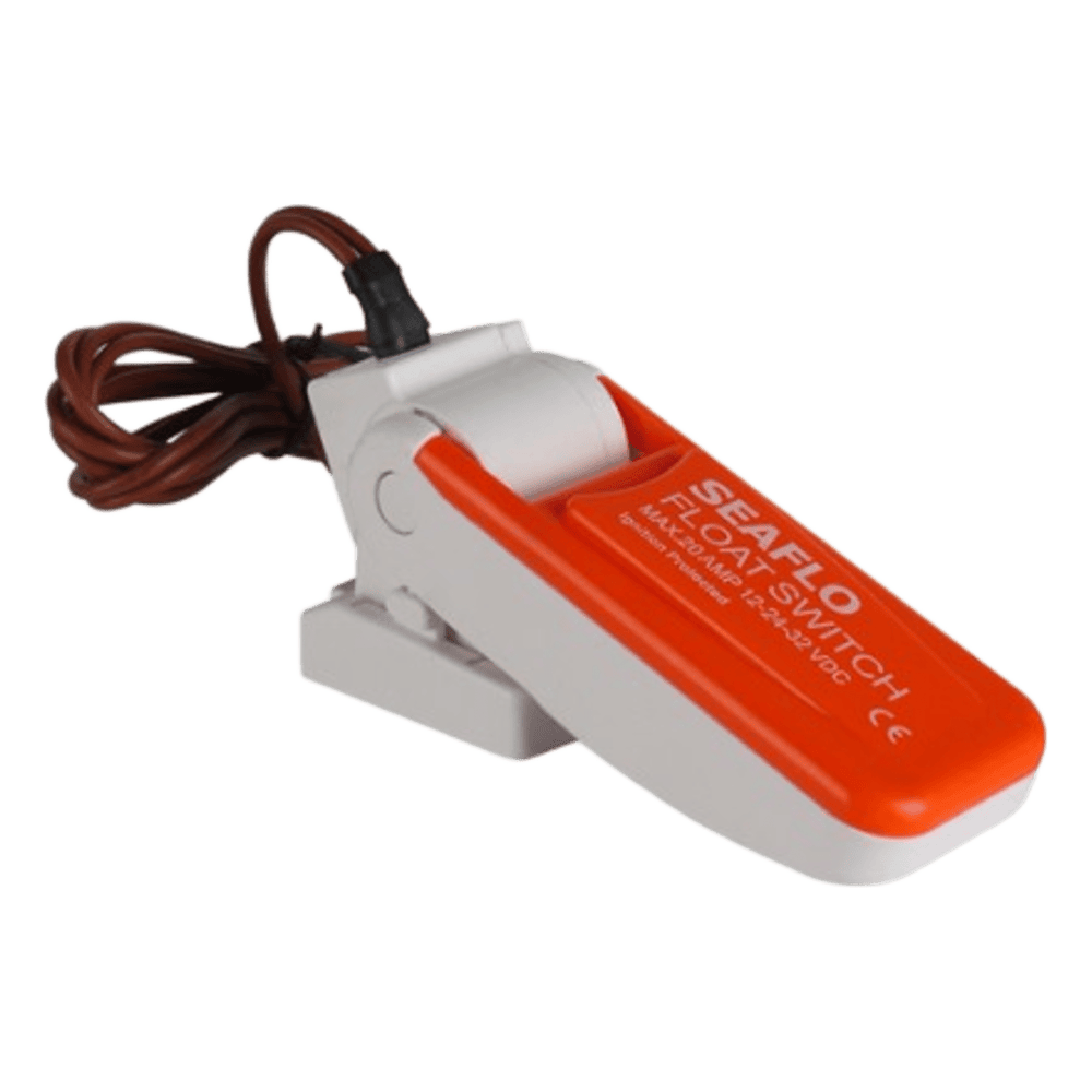 Interruptor de Nivel para Bomba de Sentina SEAFLO / 12-24-32 VDC / Hasta 20 Amperios / Agua Dulce y Salada / Construcción de Alta Calidad SFBS-20-01