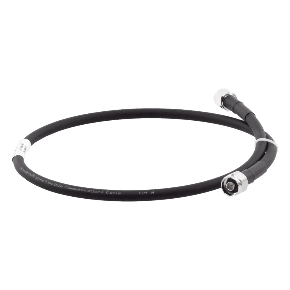 Jumper Ultra Flexible de baja pérdida para equipos inalámbricos hasta 7 GHz N-Macho a N-Macho 1 m LP-NM-NM-1M-V2