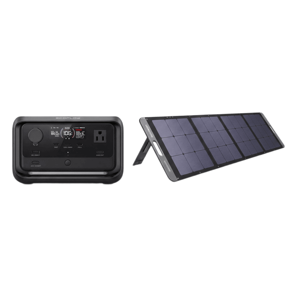 KIT DE PANEL SOLAR Y ESTACIóN DE BATERíA PORTáTIL KITEFR3PL15114