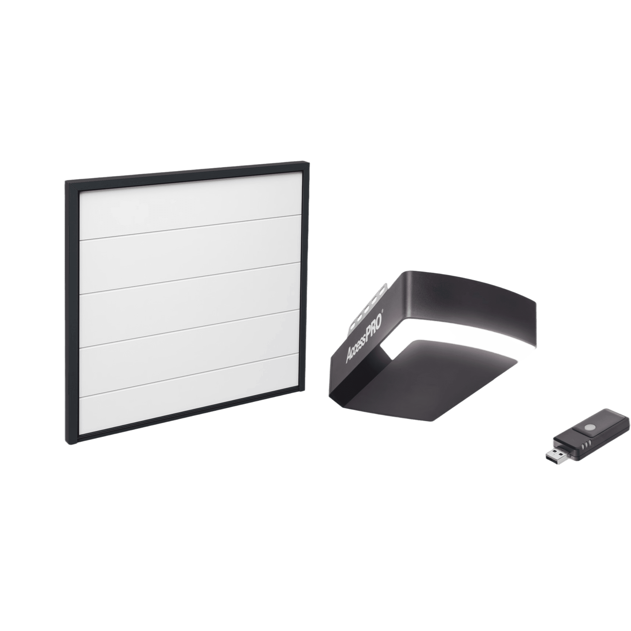 Kit Puerta de Garage 18x9 Pies (5.49 x 2.74 m) / Motor DC 1/2 HP / Insulada / Activación WiFi / Hasta 50 Controles / Lámina Calibre 26 KIT-DOOR-189