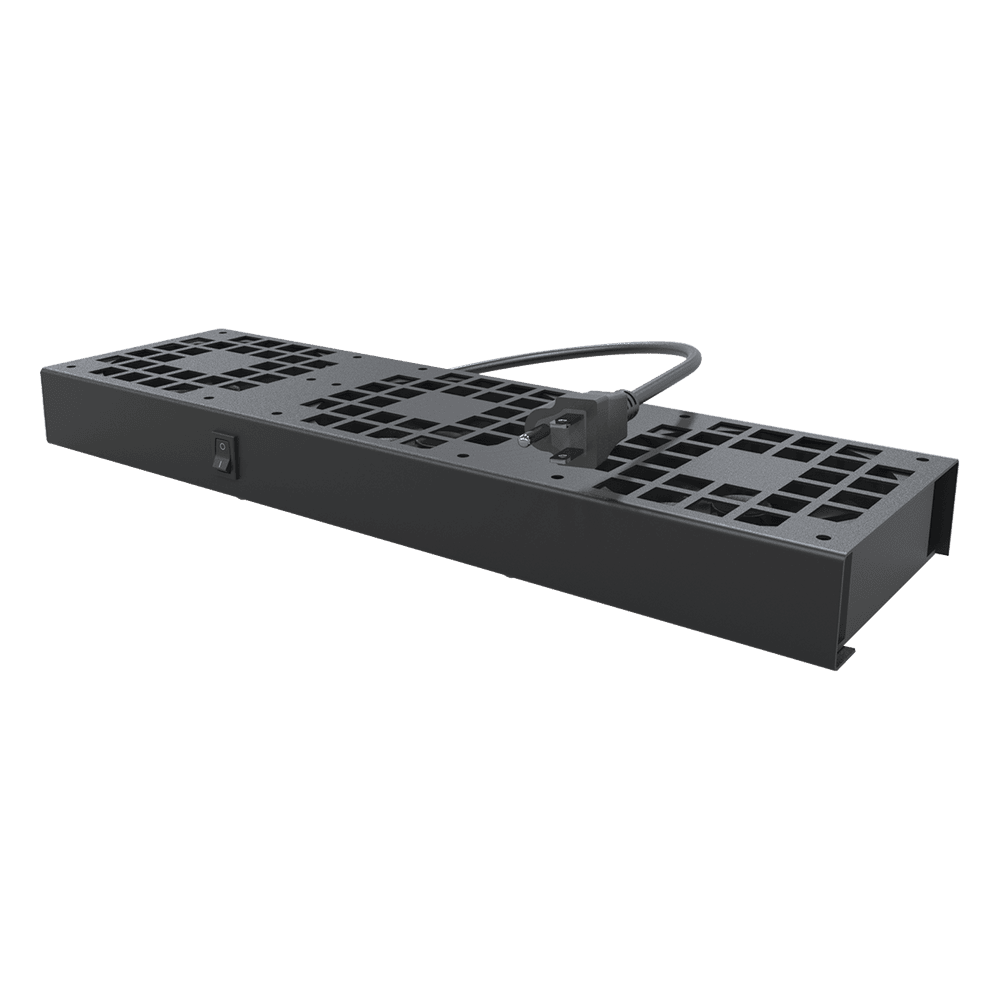 Kit de 3 Ventiladores 110 Vca (12 x 12 cm) con Clavija para Gabinete de Piso LP-VENT-03