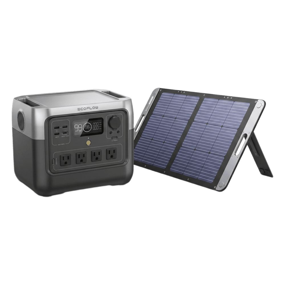 Kit de Energía Portátil / Estación 768 Wh / Salida AC 800 W (1600 W X-Boost) / Panel Solar 200 W / Batería LiFePO4 / IP67 KITEFR62015114