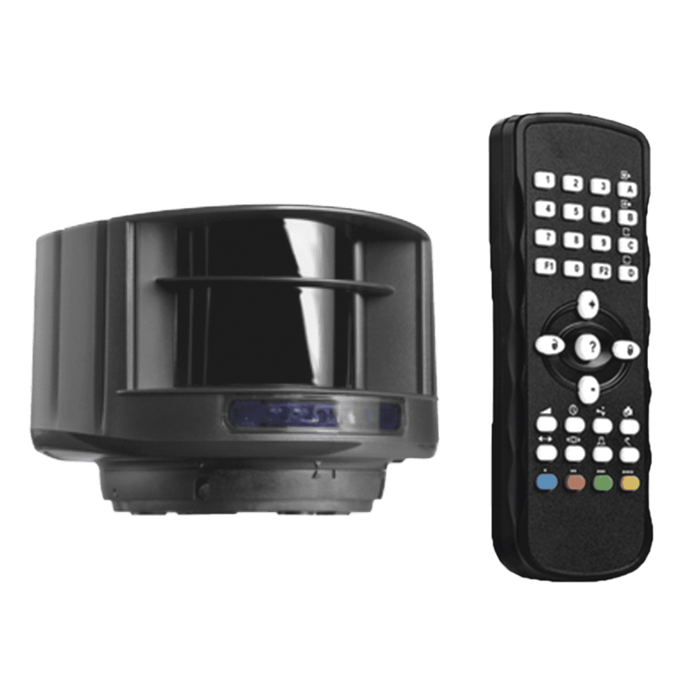 Kit de Sensor láser y control remoto / Evite el uso de lazos magnéticos / Protege carriles de hasta 9.6 m de ancho y 9.6 metros de profundidad 10LZR-H100KIT-19327