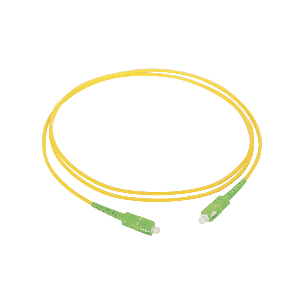 Patchcord SC/APC-SC/APC, Single-mode Fiber SM G657A2, Diameter 2mm, Cover LSZH, SIMPLEX, Length: 1 m