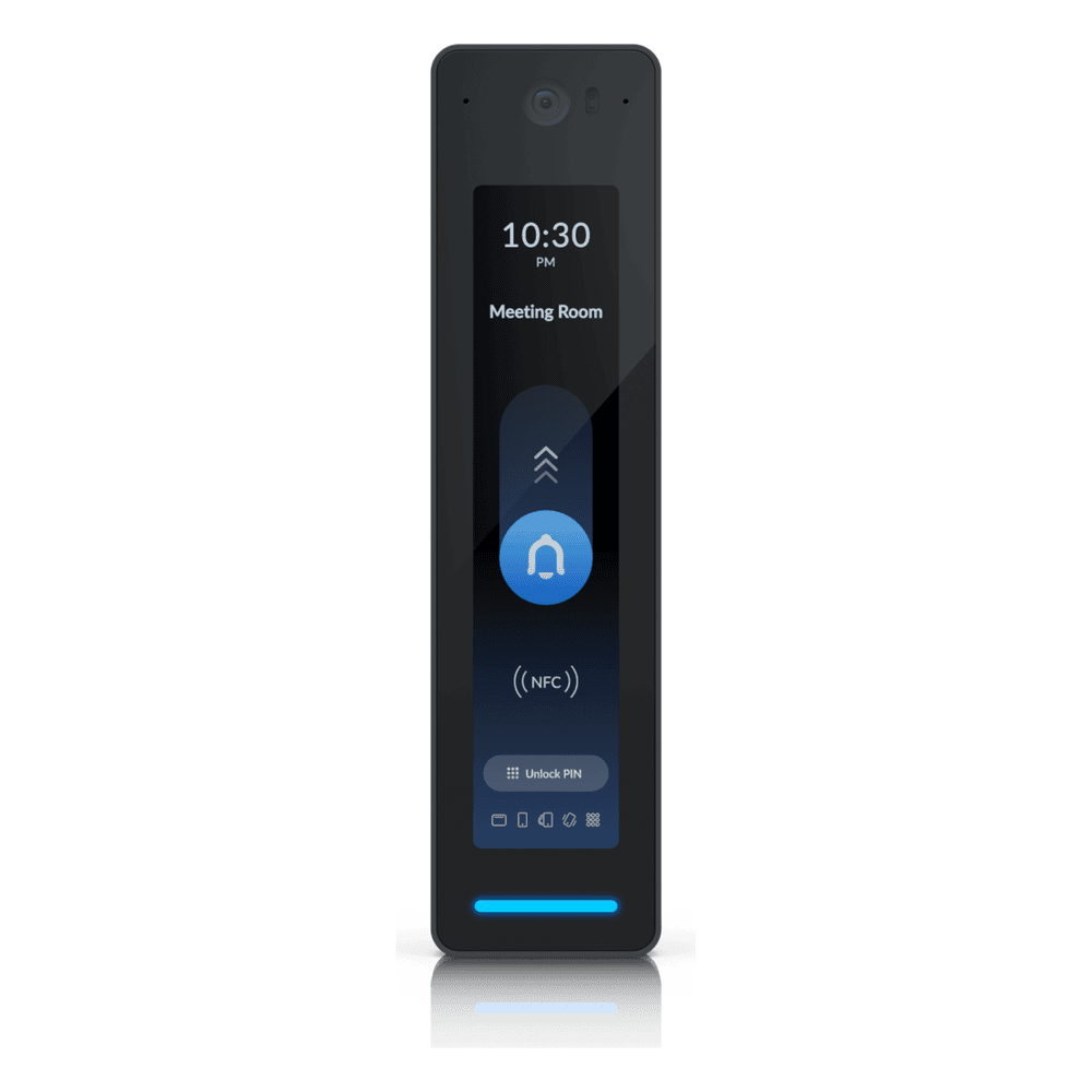 Lector de Acceso G3 Pro con NFC, PIN, App UniFi Identity, Reconocimiento Facial y Touch Pass, Intercomunicador con Video, Resistencia IP55 y Alimentación PoE UA-G3-PRO-B