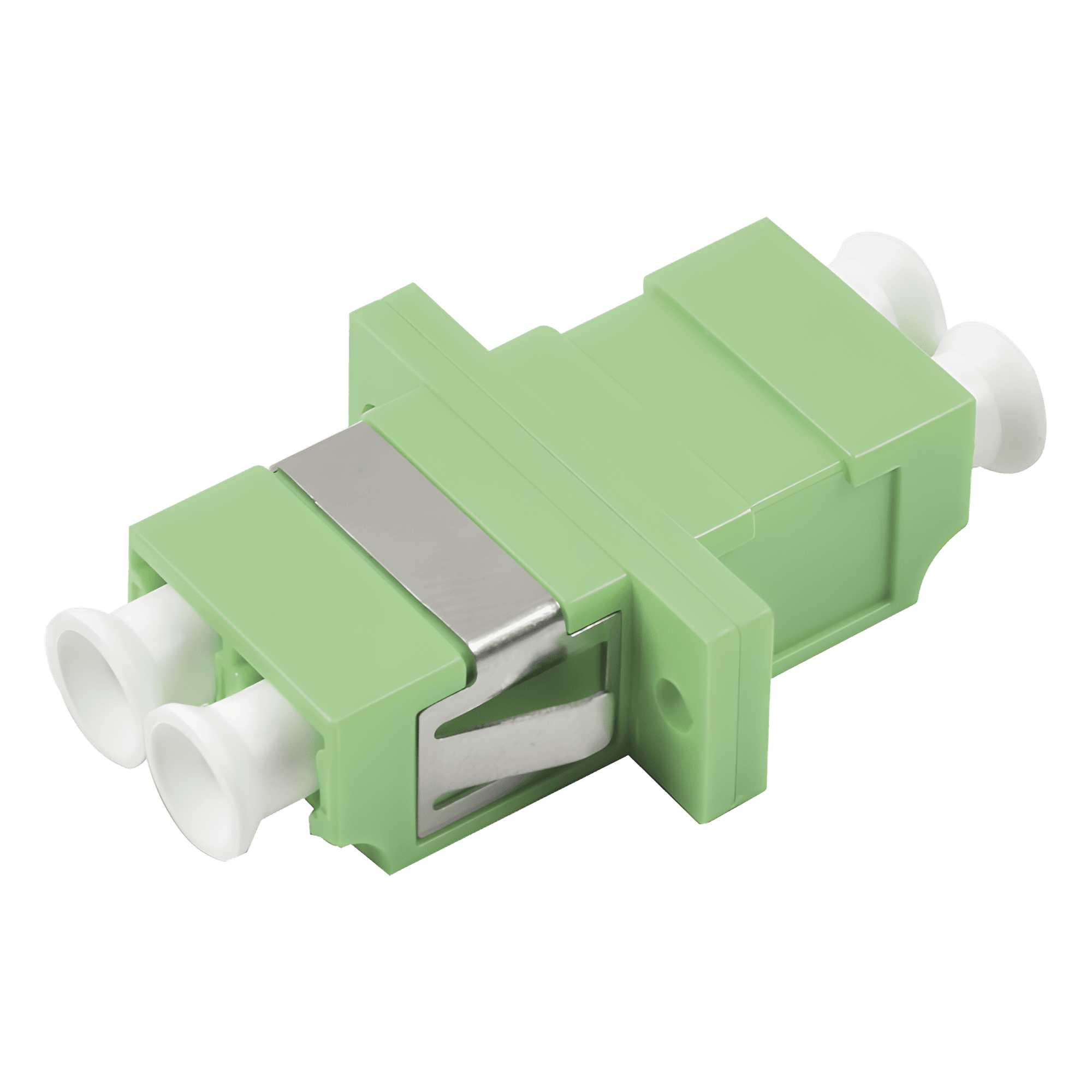 Módulo Acoplador de Fibra Óptica Duplex LC/APC a LC/APC Compatible con Fibra Monomodo LP-FOAD-6137