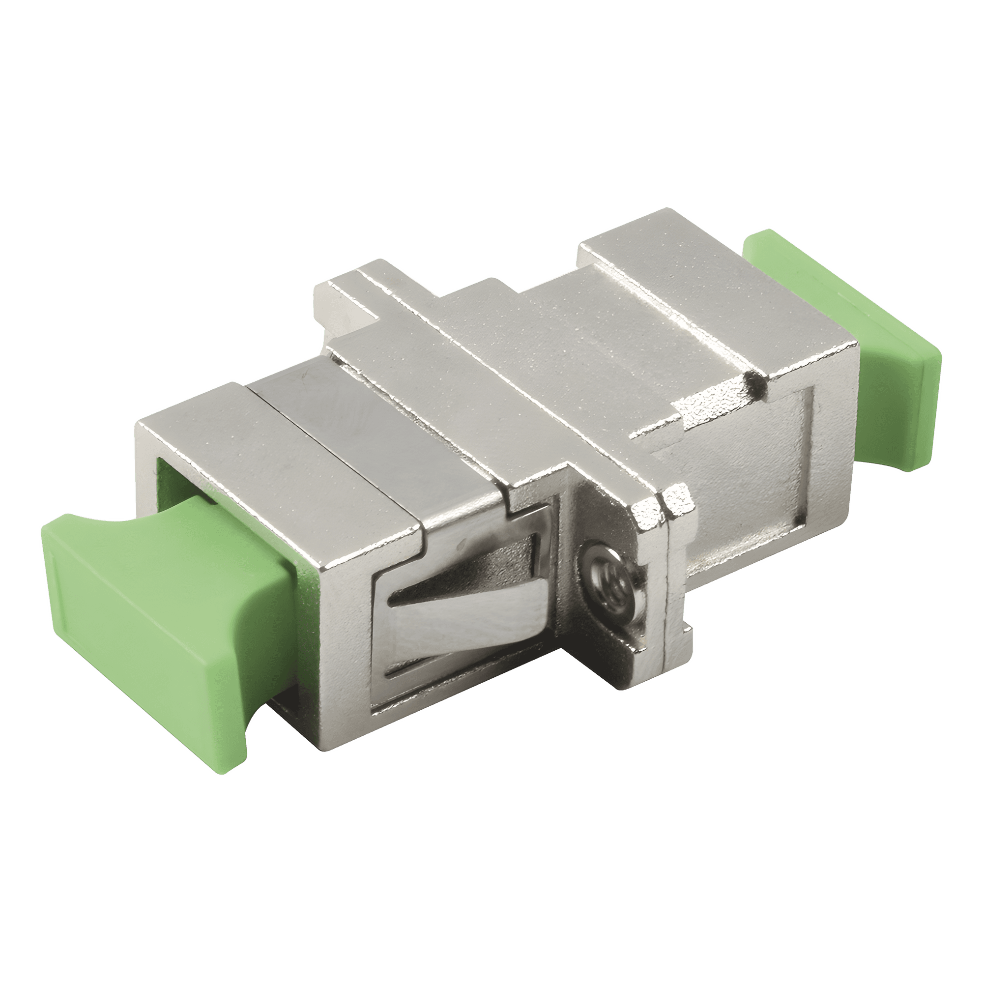 Módulo Acoplador de Fibra Óptica Simplex SC/APC a SC/APC Compatible con Fibra Monomodo LP-FOAD-6139