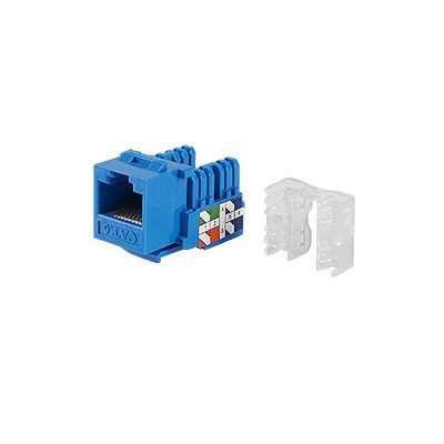 Módulo Jack 110 Cat6, Keystone para Faceplate - Color Azul LP-KJ-601-BU