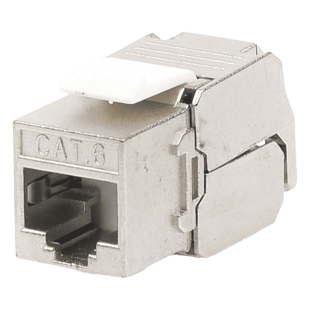 Módulo Jack Keystone Cat6 Blindado (STP) Sin Herramienta (Toolless) LP-KJ6S-04