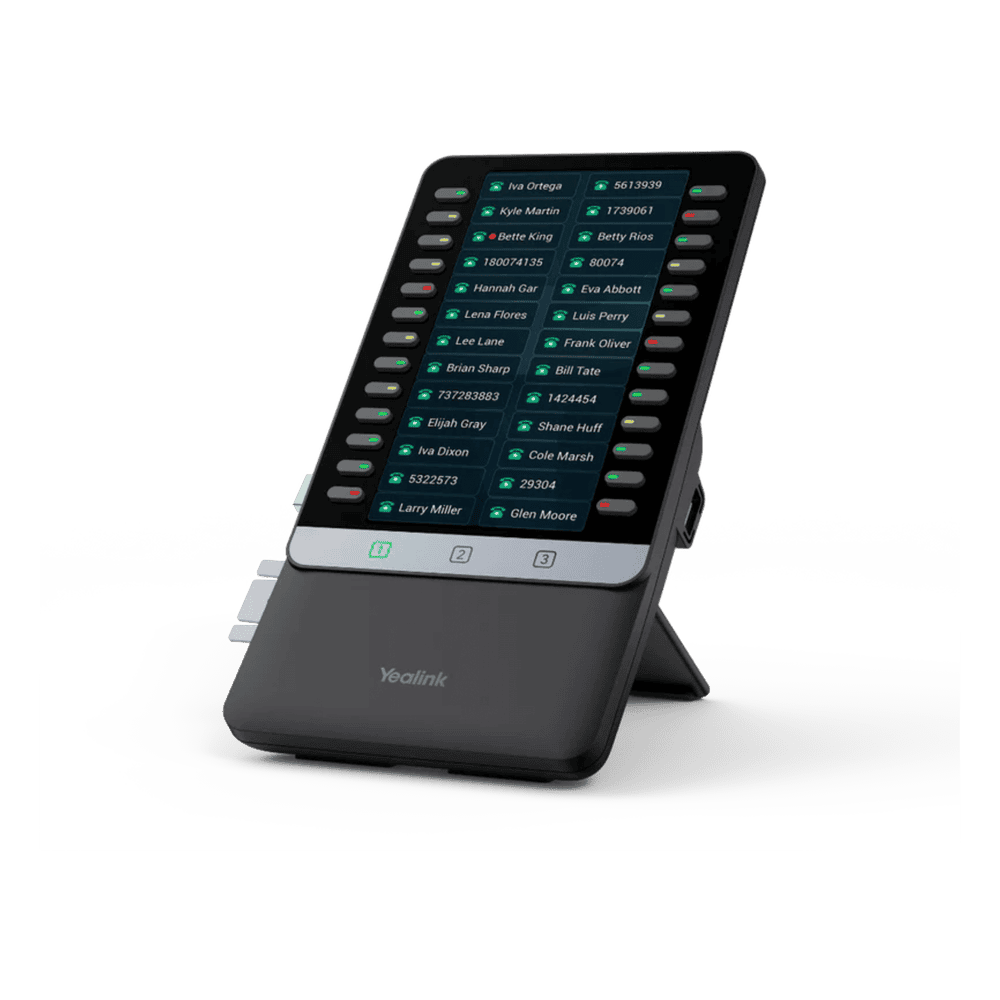 Módulo de Expansión EXP-55 de Yealink para Teléfonos IP Yealink Series T7X/T8X con Capacidad Para Hasta 78 Teclas Programables EXP-55