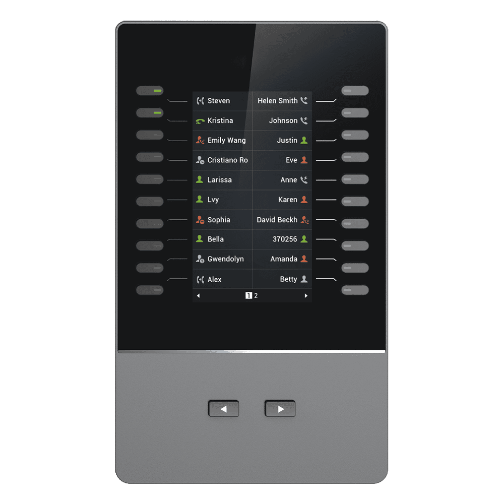 Modulo de extensión para modelos GRP2615, GRP2624, GRP2650 & GRP2670 y al Videoteléfono IP GXV3350 & GXV3450 de Grandstream. GBX-20