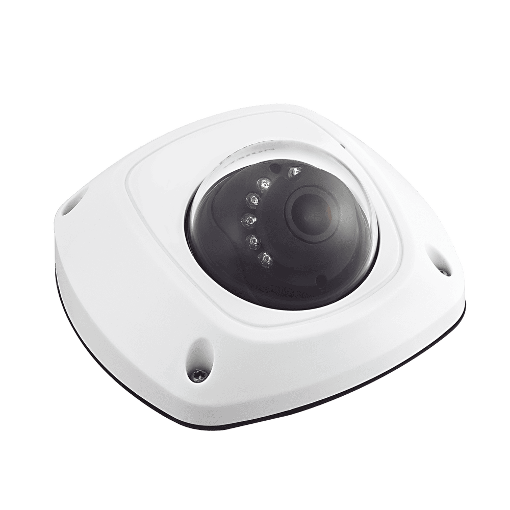 4 Megapixel IP Mini Dome H264+ / Built-in Microphone / IR up to 32.8ft / Fixed Lens 2.8mm / Vandal proof IK10 / IP66 / WDR / 3D DNR