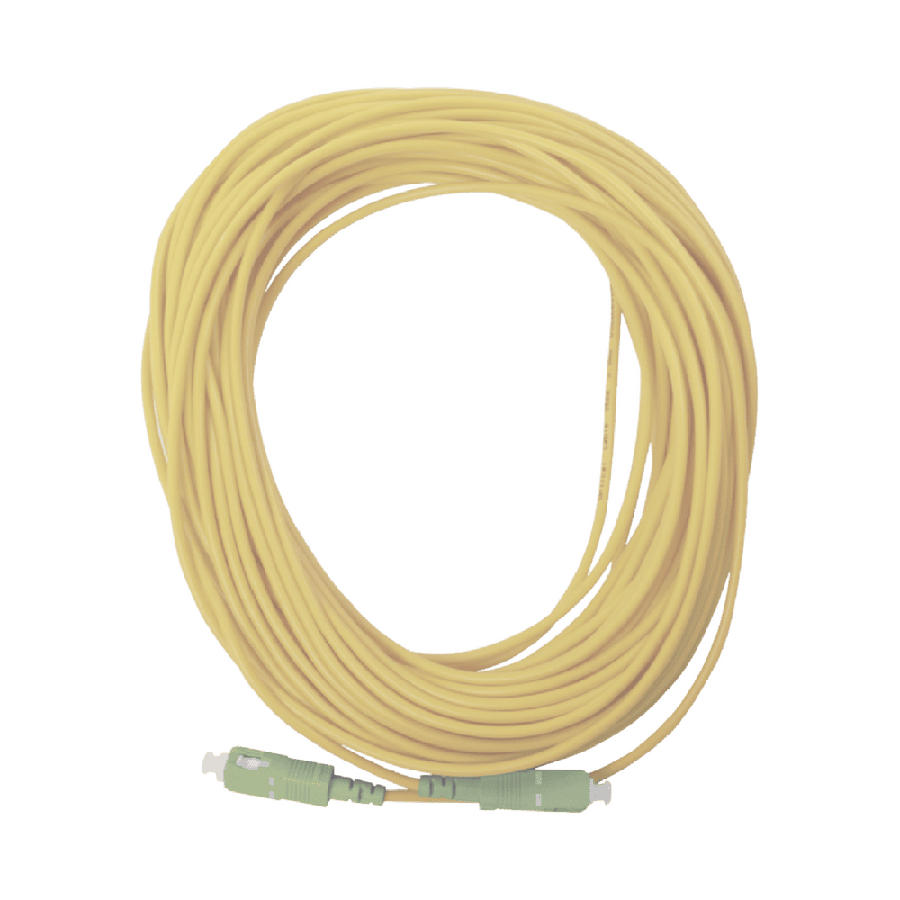 Simplex Fiber Optic Jumper, Singlemode, with SC/APC-SC/APC connectors, 20 meters (65.6 ft)