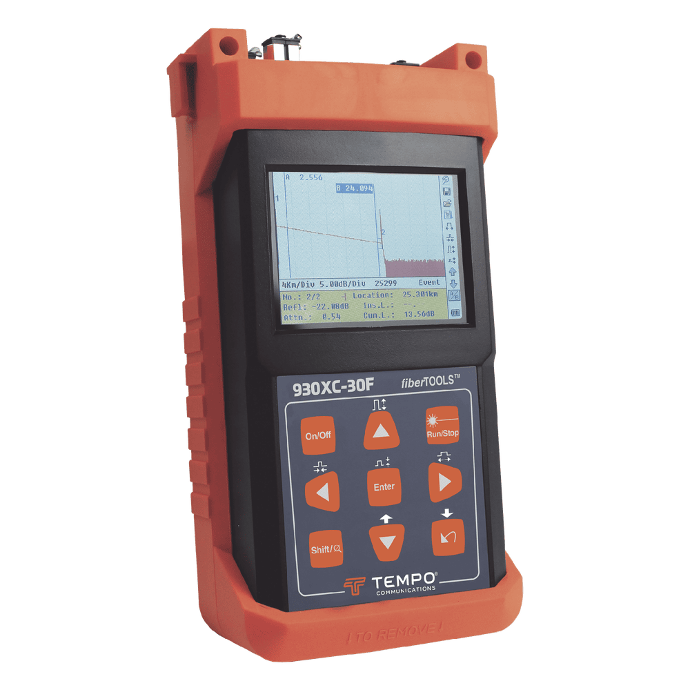 OTDR para Pruebas en Enlaces de Fibra Óptica, Lambdas 1310/1550/1625 nm / Prueba Fibra Viva 930XC-30F-APC-SC