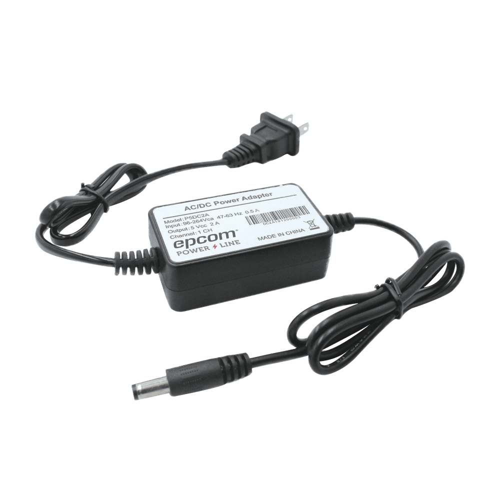 Adapter Power Supply 5 Vdc Regulated @ 2A; UL; Input voltage 100-240 VAC / With Terminal Extensions