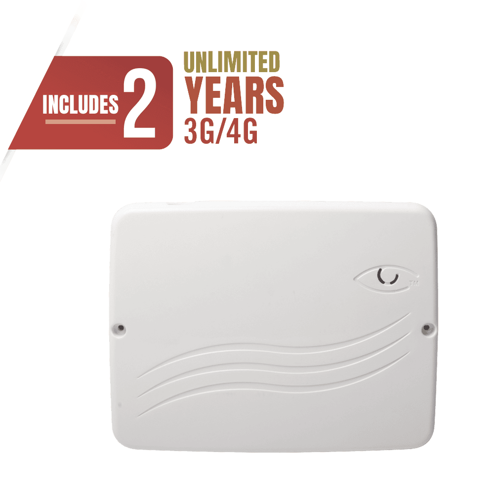 Hybrid Cloud Alarm Panel with 4G Communicator / 8 Wired Zones / 32 Wireless zones / 100% programming via WEB