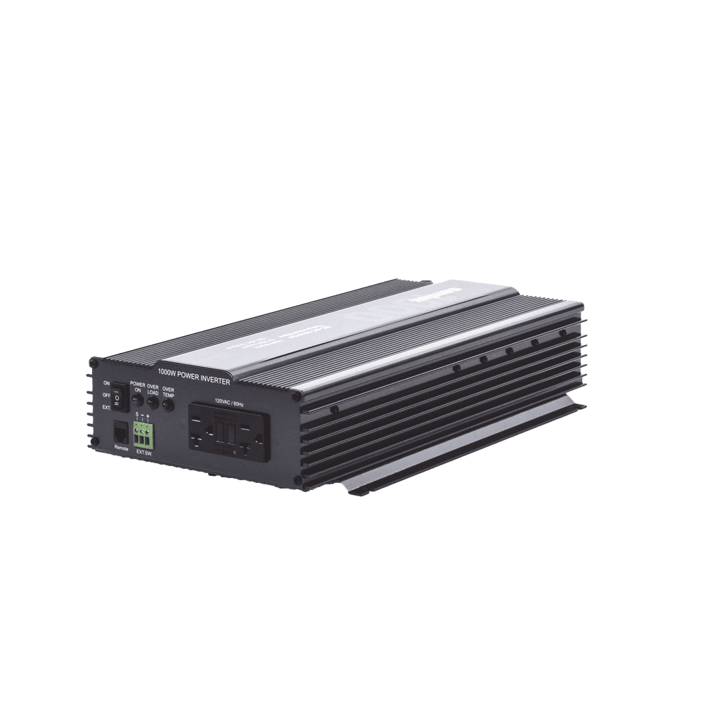 Pure Power Inverter, 1000 W, Input 12 Vdc, Output 120 Vac 60 Hz, Heavy Duty