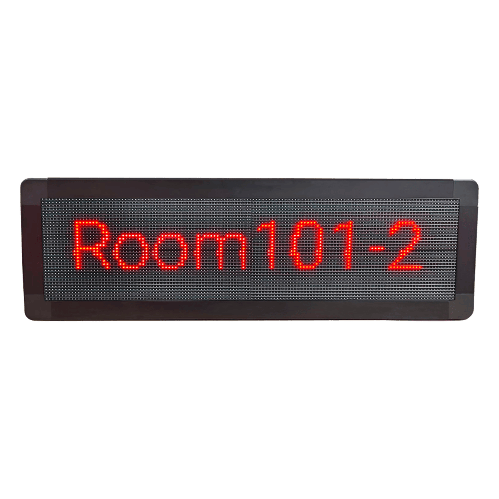 Pantalla LED de Pasillo para Hospital/Asilos, Doble Cara, Matriz 128×32, Indicadores RGB, Para Solución de Enfermería Fanvil CMD-01