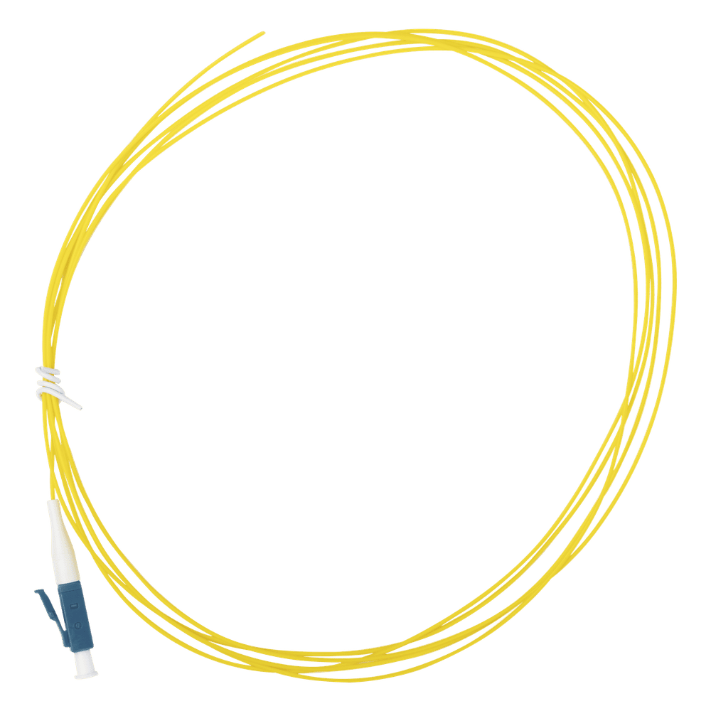 Pigtail de Fibra Óptica Monomodo LC/UPC, Simplex de 2 Metros (6.56 Pies) LP-FO-LCU-02