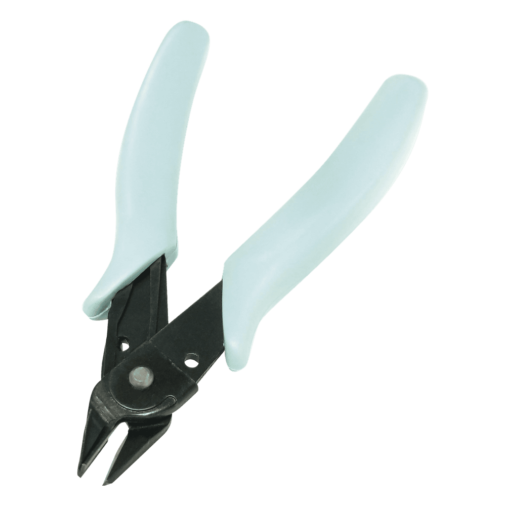 Pinza De Corte Micro de 5" (125 mm). Acero c/mango Ergonómico de PVC. Uso Electrónico. Corte al Ras. EP25P