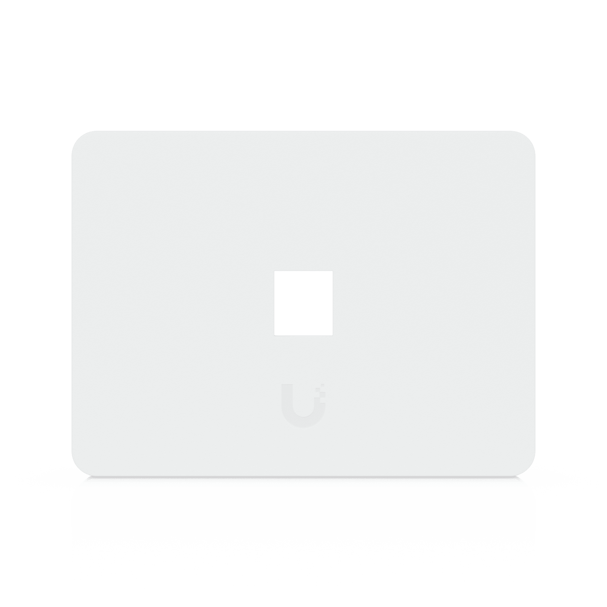 Placa de Pared Horizontal Universal para Keystone de 1 Puerto con Cubierta Pintable, Acabado Personalizable, Paquete con 4 Piezas UACC-WP-KEYSTONE-H-1P
