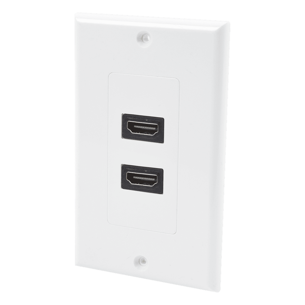 Placa de Pared de 2 Puertos HDMI Hembra a Hembra LP-FP-091