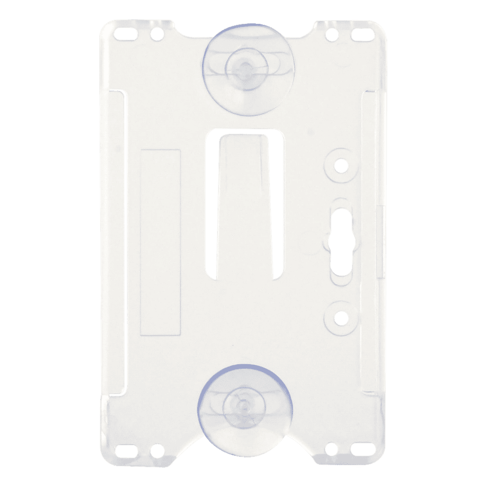 Porta tarjeta de plastico ABS / Transparente / Compatible con tarjetas ACCESSCARDEPC / PROCARDX o Formato CR80 ACCESS-HOLDERA