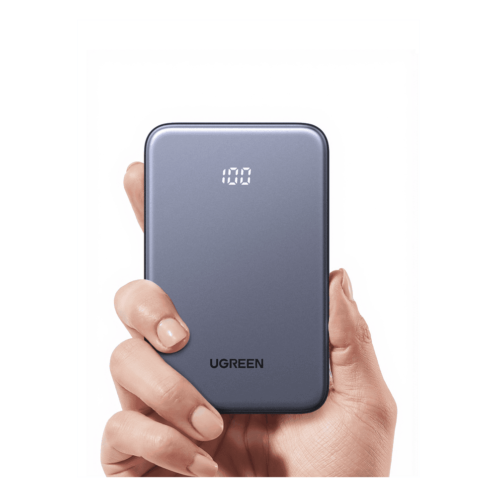 Power bank Ultradelgado  10000mAh / 20W Máximo / Puerto USB-C PD3.0 PPS / Puerto USB-A 22.5W / Batería Polímero de Litio / Pantalla Digital / Carga Rápida 3 Horas / Protocolos Múltiples / Protección 75131B