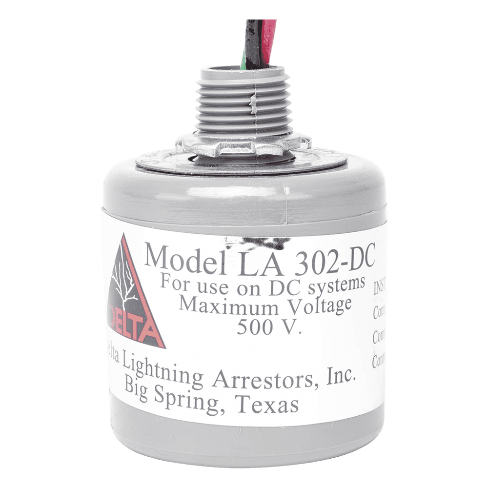 Protector de Descargas Atmosféricas, Diseñado Para Sistemas Fotovoltaicos, Uso en Corriente Directa, 0-500 Vcc LA302DC