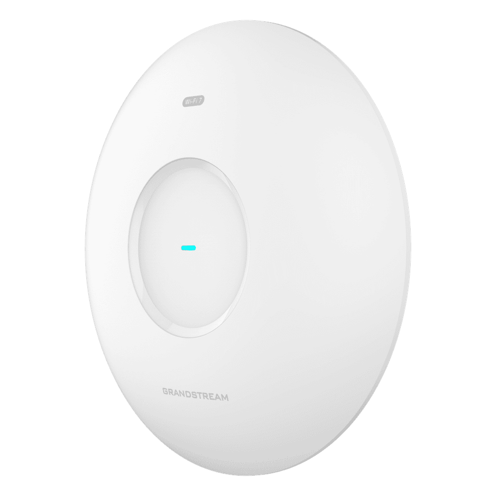 Punto de Acceso Wi-Fi 7 / Triple Banda BE11000 / MU-MIMO 2x2:2 / 384 Clientes Simultáneos / 2 Puertos 5G Ethernet con PoE+ / Cobertura Hasta 175 mts / BLE 5.3 / Gestión Integrada y en la Nube GWN7672