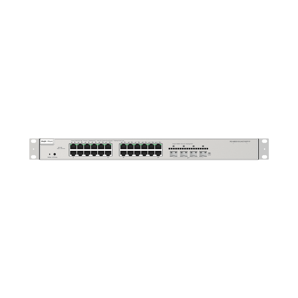 24-Port Gigabit Layer 3 Non-PoE Switch With 4 SFP+ Uplinks, The Enterprise-Class Quality Ensures High Performance and Delivers Exceptional Network Efficiency and Reliability, Advanced Security Policies Ensure Robust Protection For Your Network