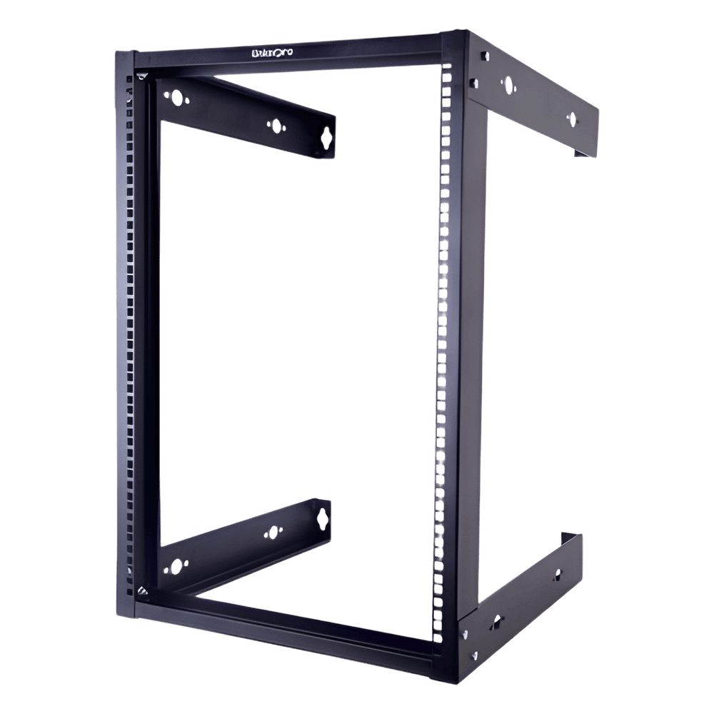 Rack Abierto de montaje en Pared, de 19in, 16 unidades de rack LP-RAP-1916