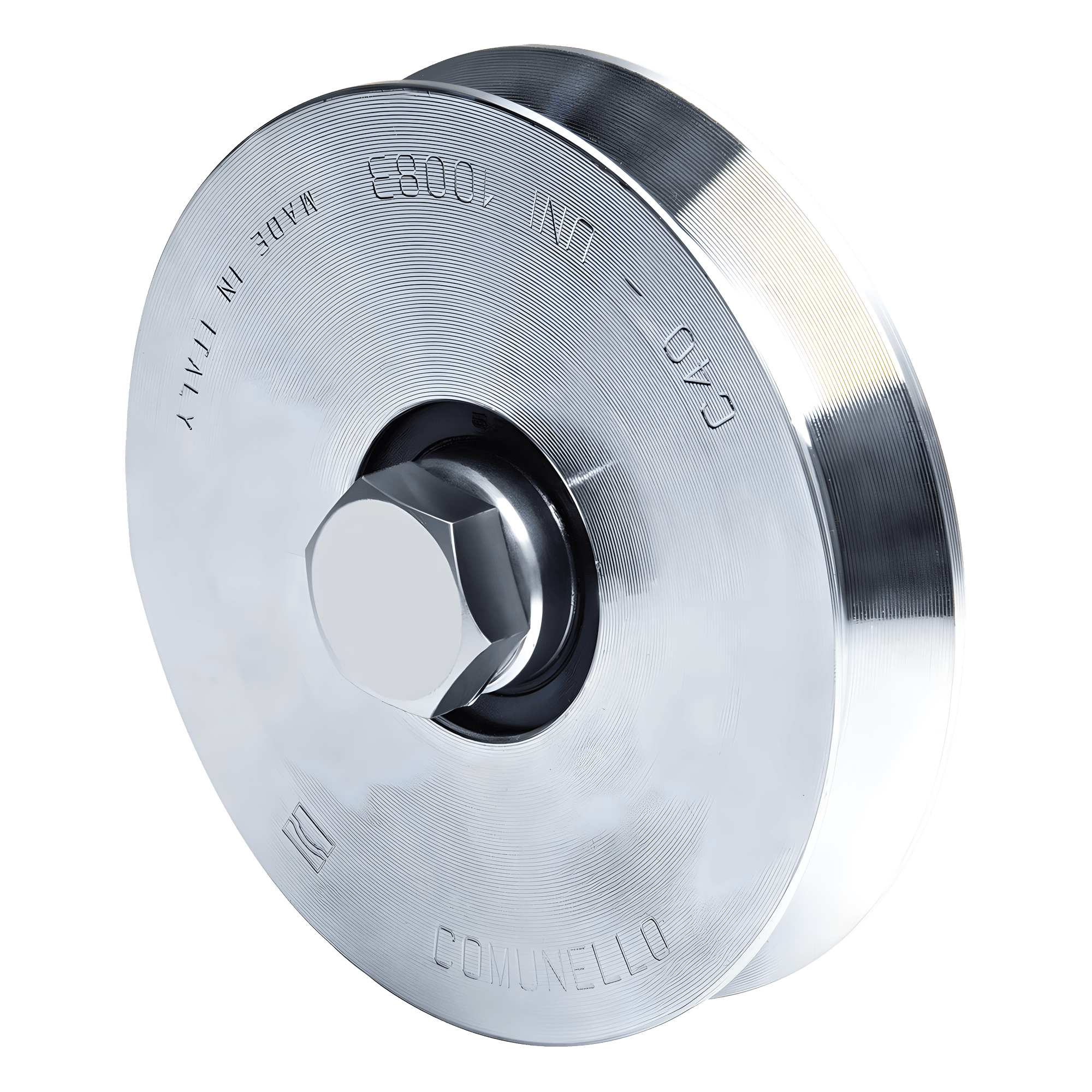 Rueda de 12 cm / Con Capacidad Para Puertas de Hasta 240 kg / Sin Soporte / Canal Tipo "V" 1150-1050-001