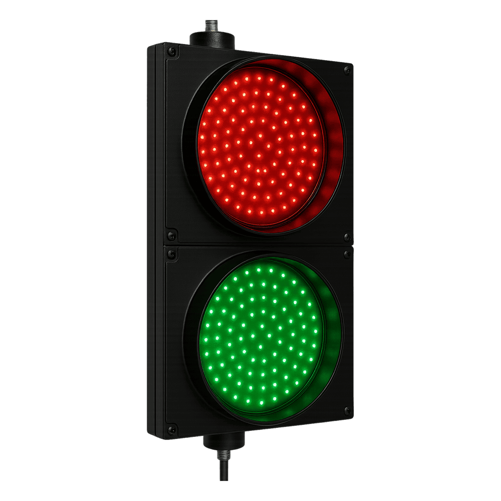 Semáforo / Señalización Rojo y Verde / Diametro 20 cm. PRO-LIGHT-LED
