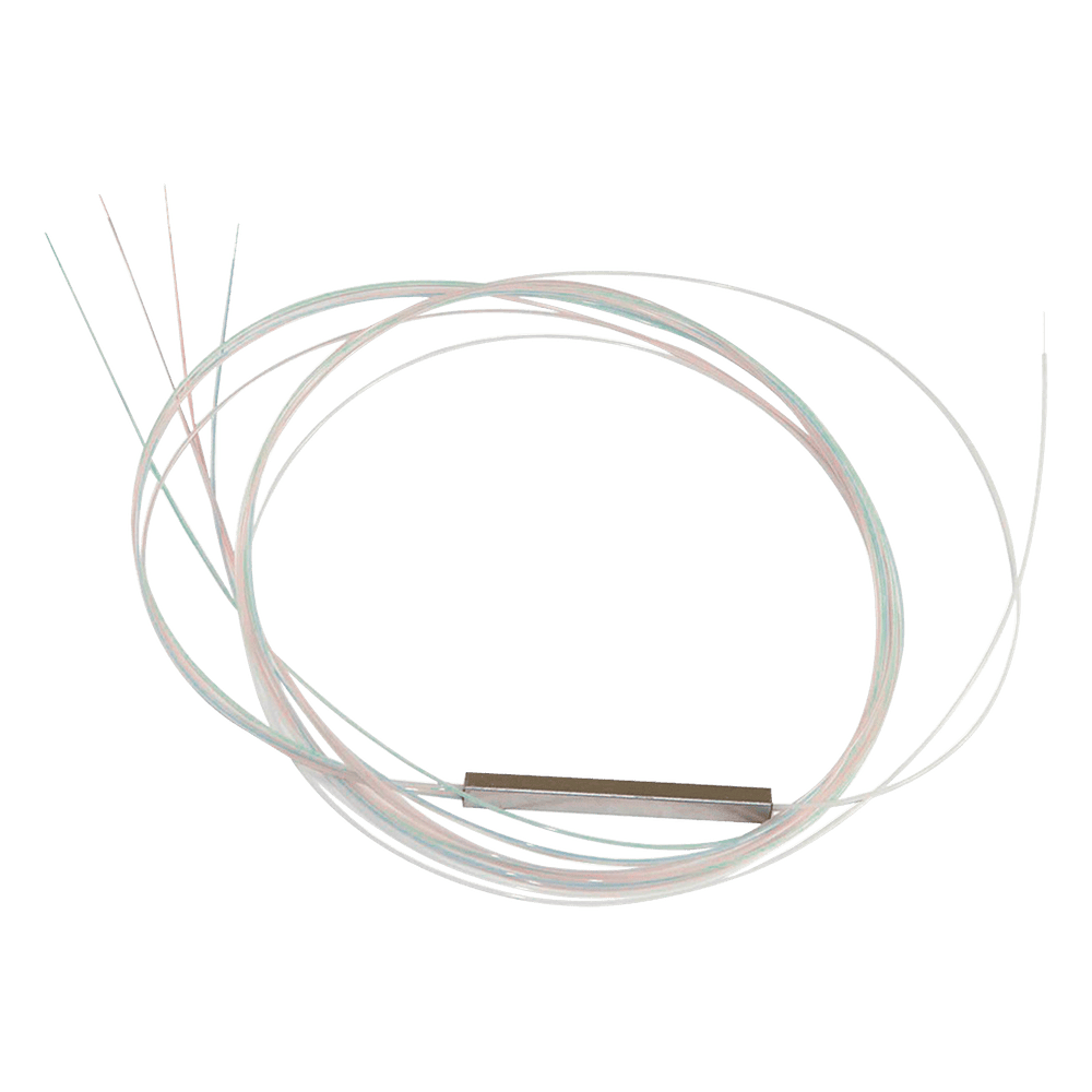 Splitter (Divisor Óptico) Tipo PLC, de 1x4, para Fusión (Sin Conectores) PLC-104-S