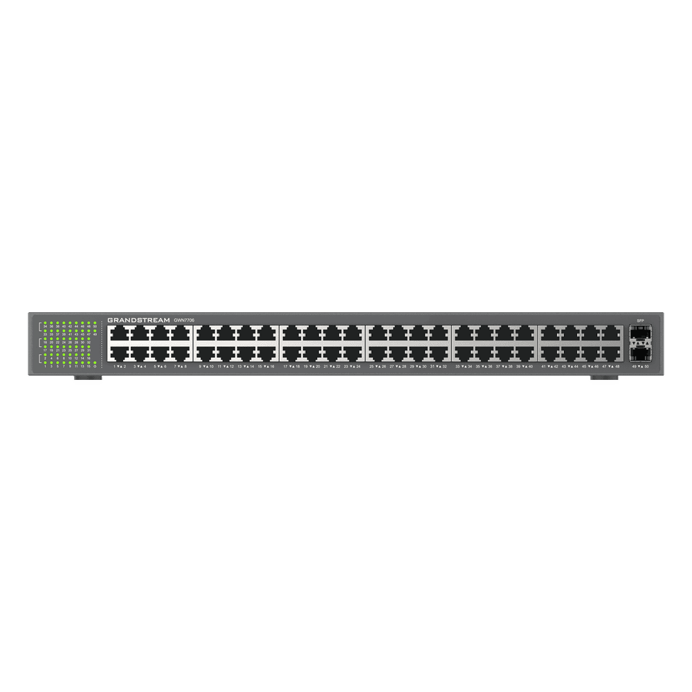 Switch Gigabit No Administrable / 48 puertos 10/100/1000 Mbps GWN7706