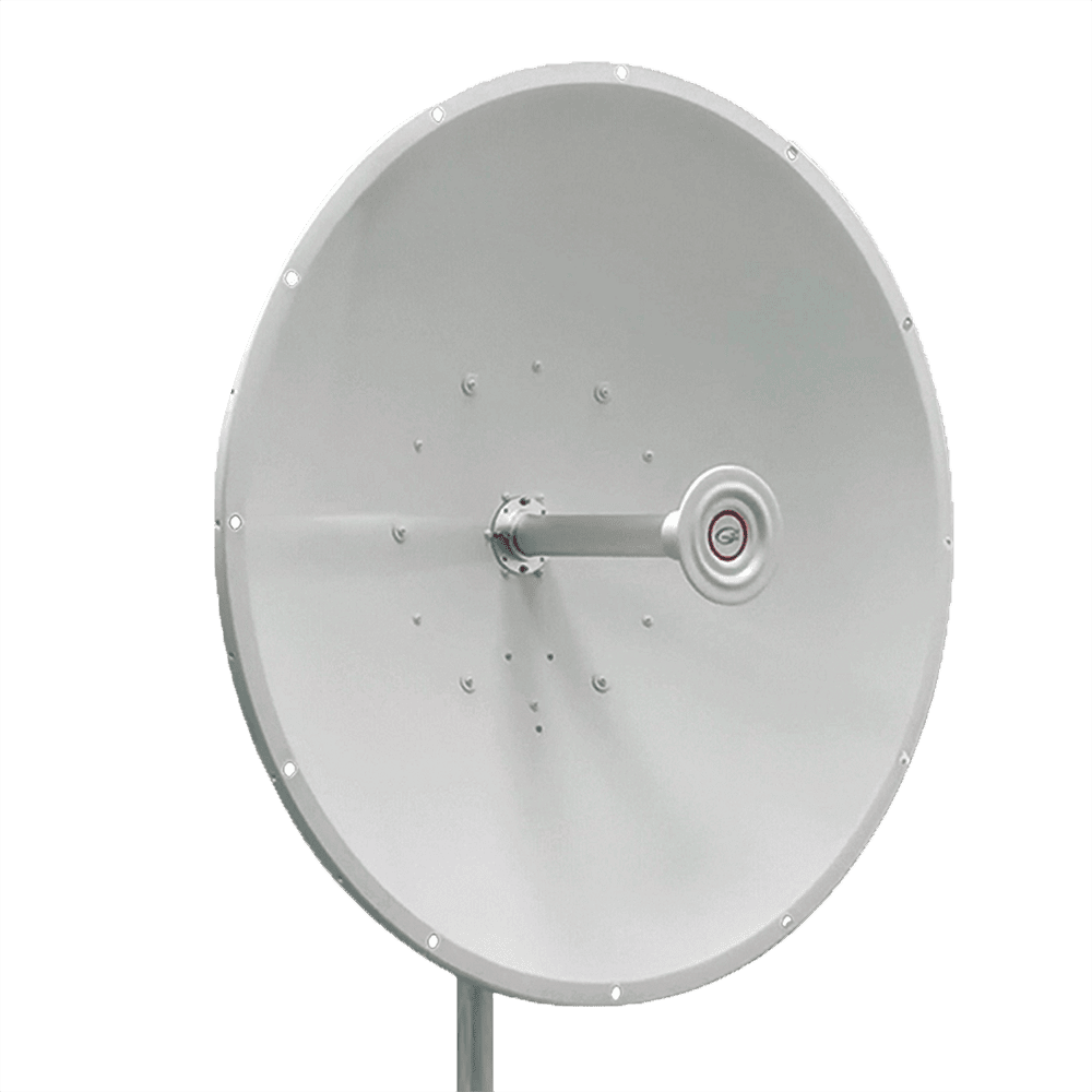 3ft Directional Antenna, 4.9 to 7.1 GHz, 34 dBi Gain, SMA-Female Connectors, Dual Polarization, Includes Tower or Pole Mount